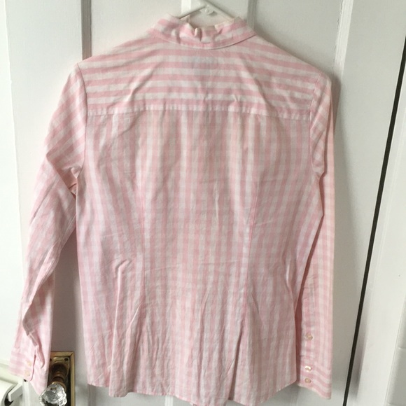 Vineyard Vines pink gingham button down - Picture 4 of 4
